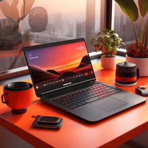 vista-do-dispositivo-portatil-3d-com-tela-e-teclado_23-2150714005